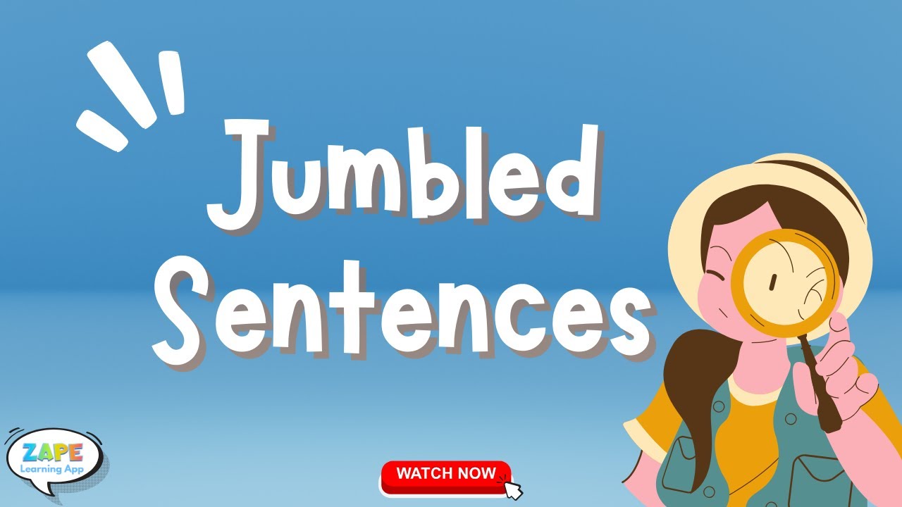 Jumbled Sentences for Kids | Learn to Arrange Words in Order | Grade 1 English