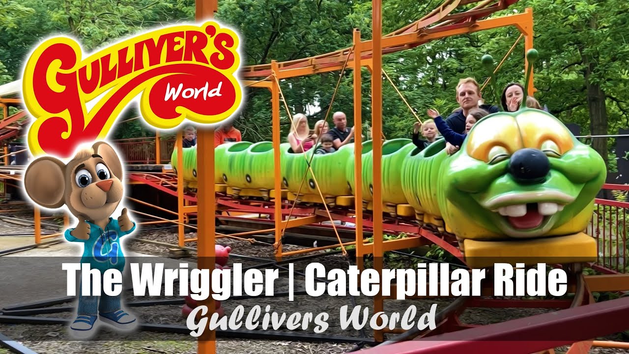 The Wriggler | Caterpillar Ride | Gullivers World Warrington | 2021