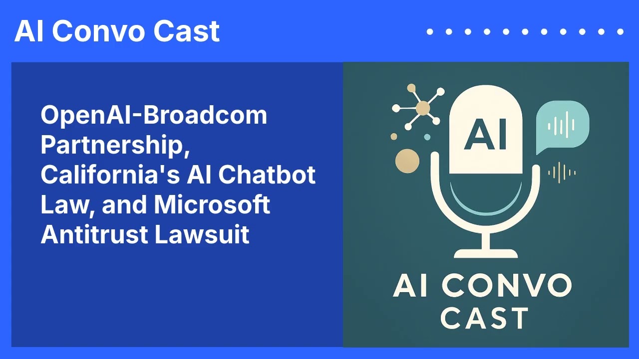 OpenAI-Broadcom Partnership, California's AI Chatbot Law, and Microsoft Antitrust Lawsuit | AI...