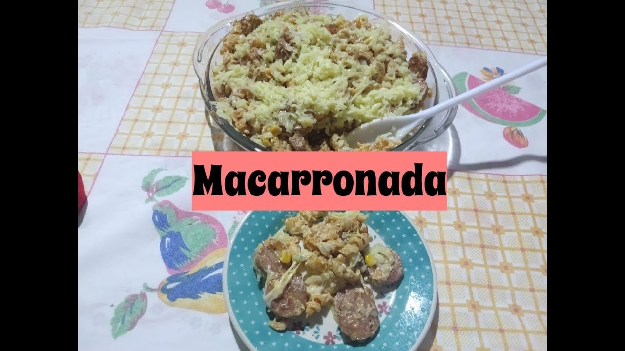 MACARRONADA DE PANELA DE PRESSÃO RAPIDINHO