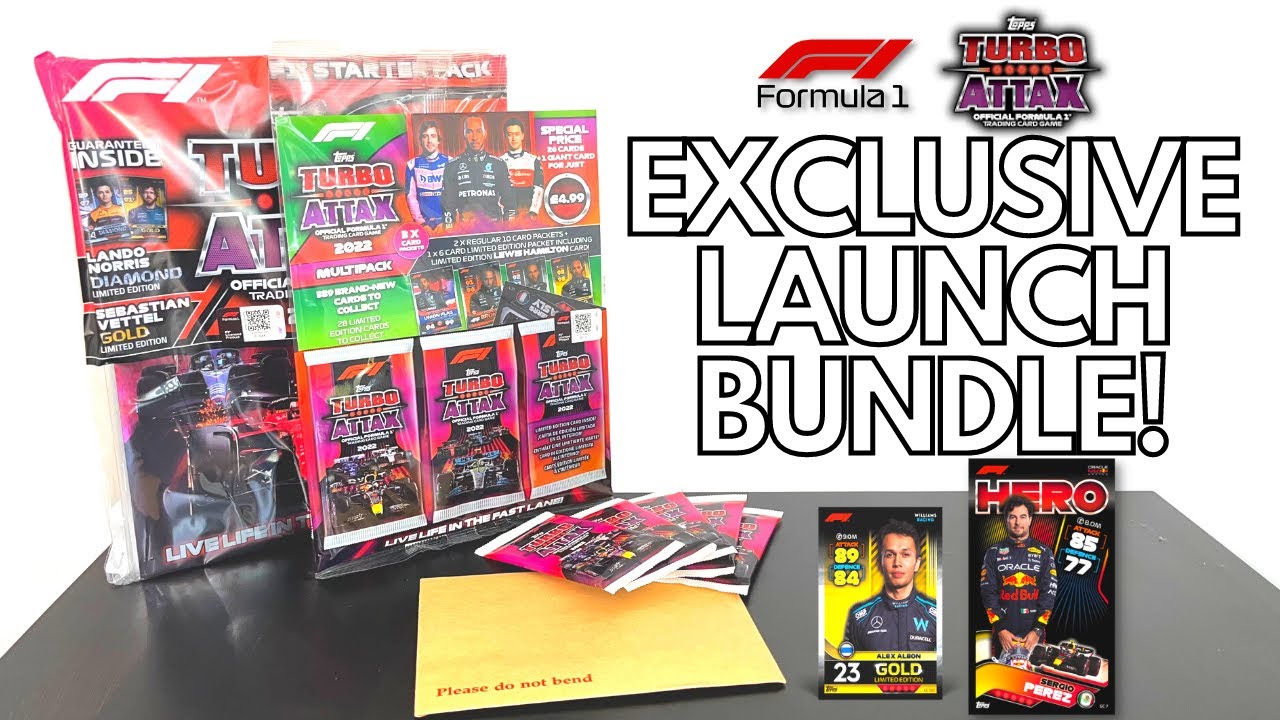 EXCLUSIVE ALEX ALBON LIMITED EDITION! | TOPPS FORMULA 1 TURBO ATTAX 2022 | LAUNCH BUNDLE OPENING!