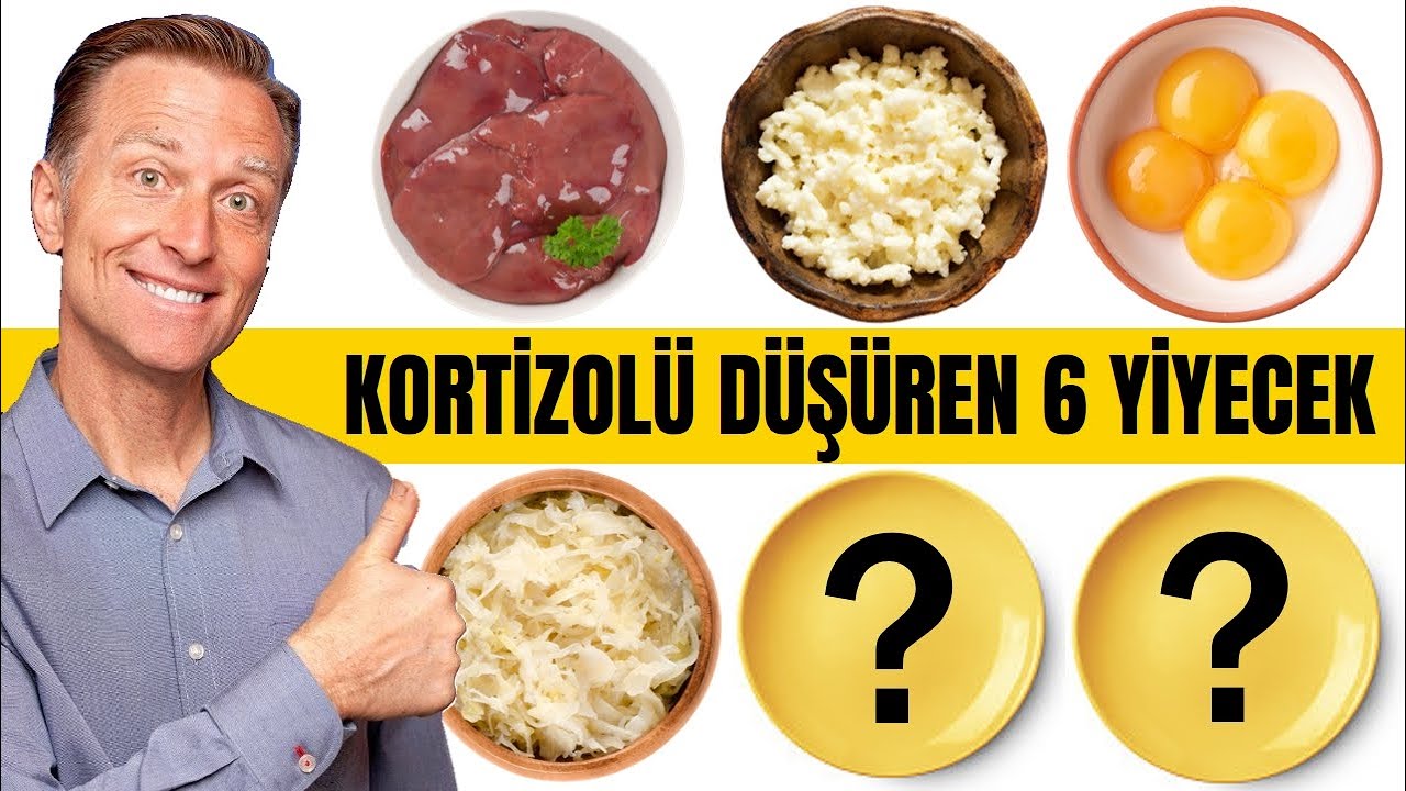 Kortizolü Düşüren 6 Güçlü Yiyecek | Dr. Berg Türkçe