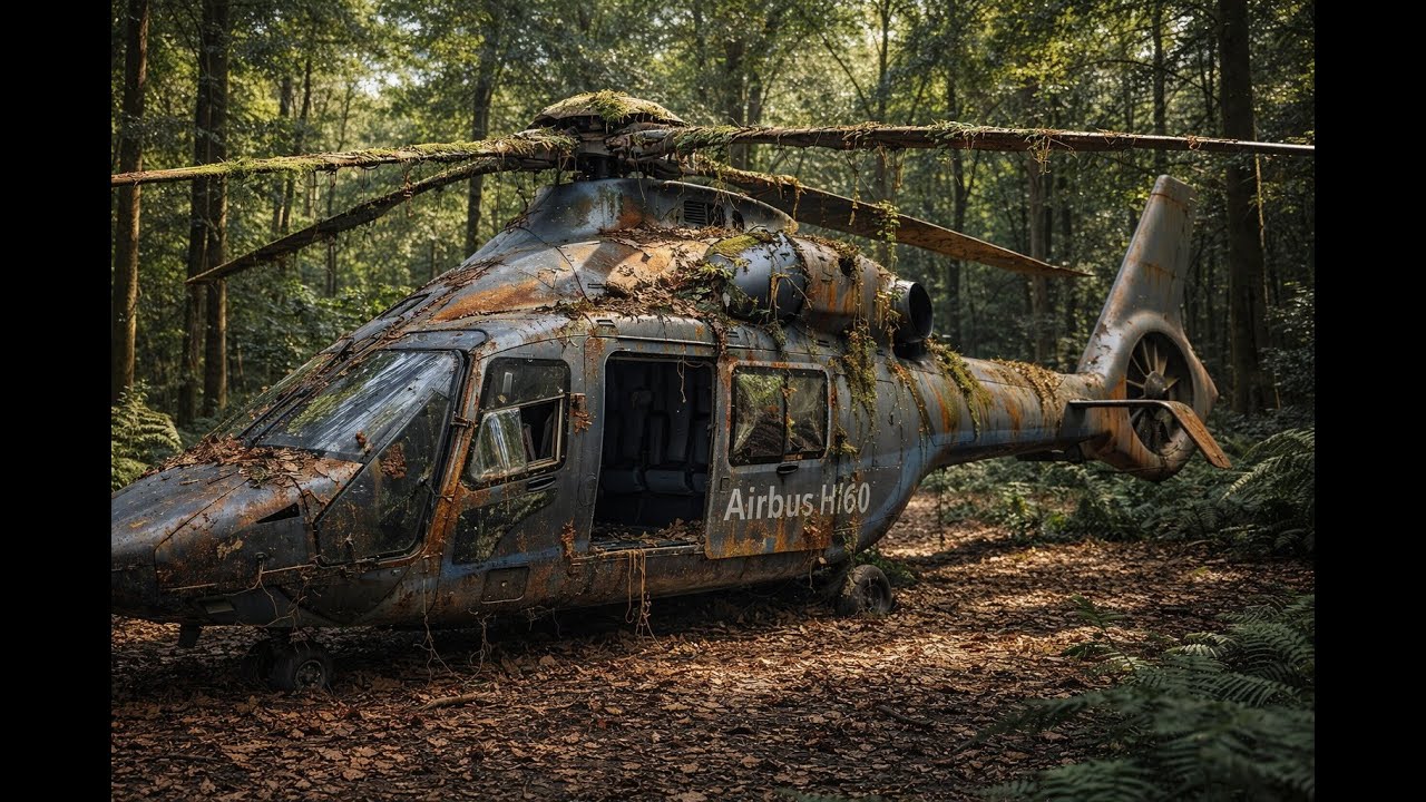 ABANDONED AIRBUS H160 Restoration in 4K | Full POV Rebuild From Forest Wreck to Flight