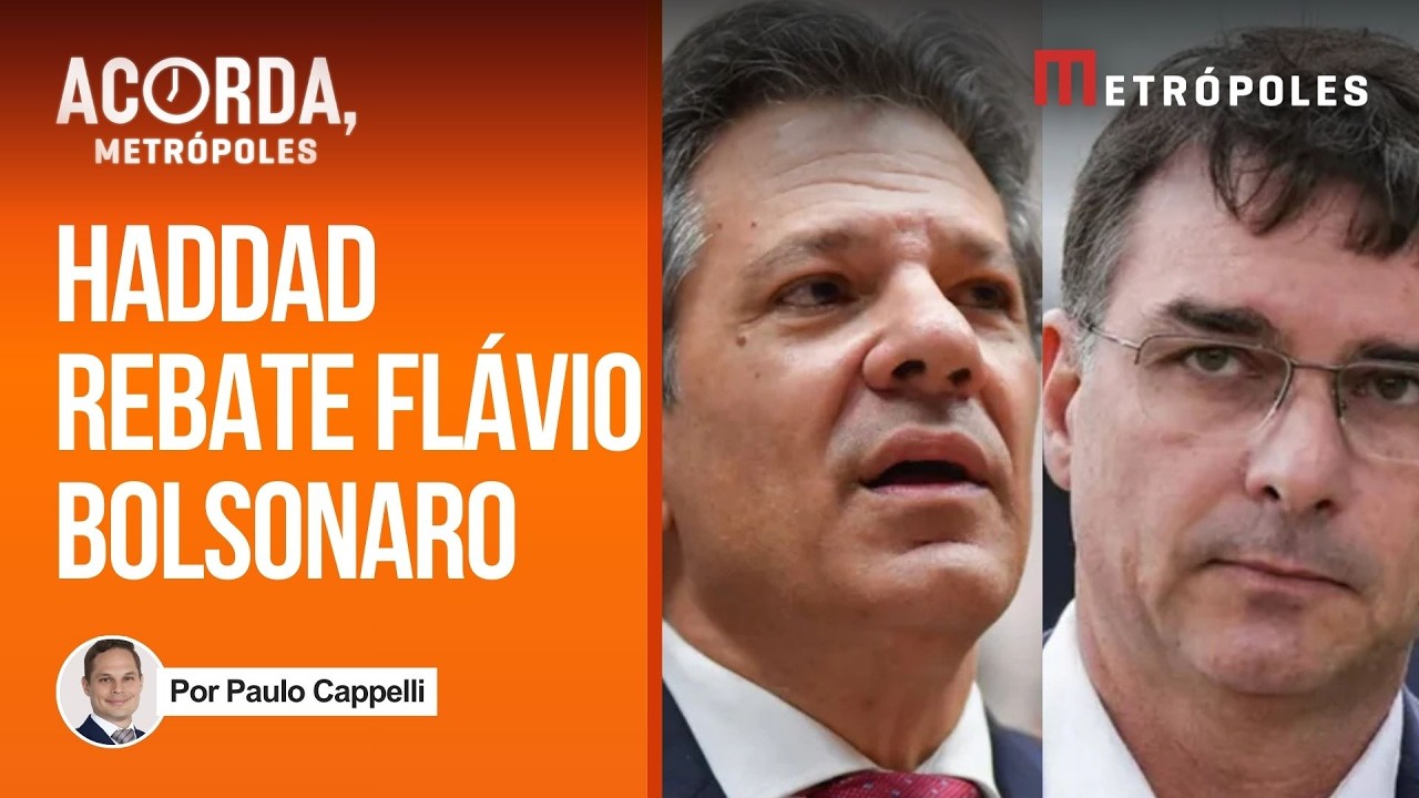Haddad reage à ofensiva de Flávio Bolsonaro sobre o Banco Master