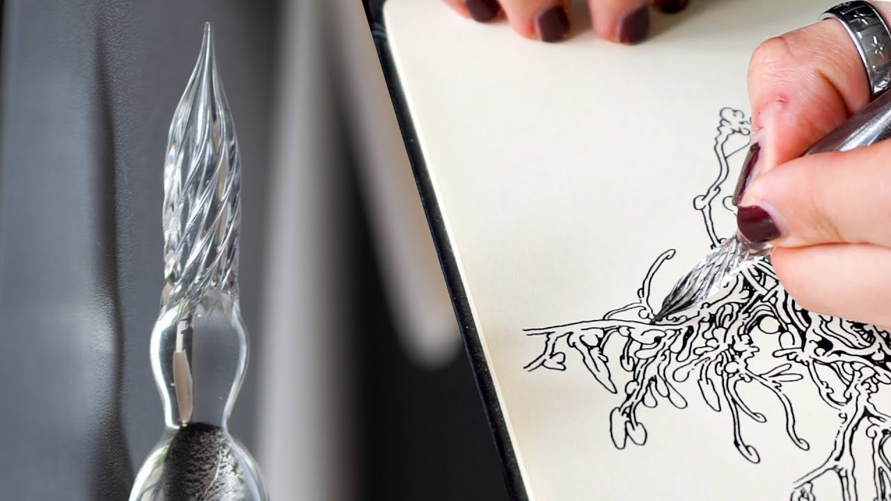 Dibujo con Una Pluma de Cristal ( Móvola Review