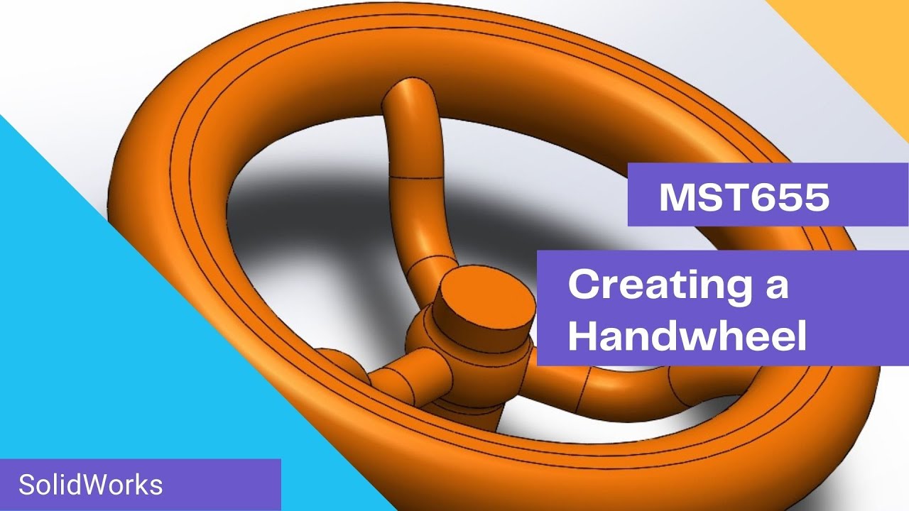 Creating handwheel in SolidWorks