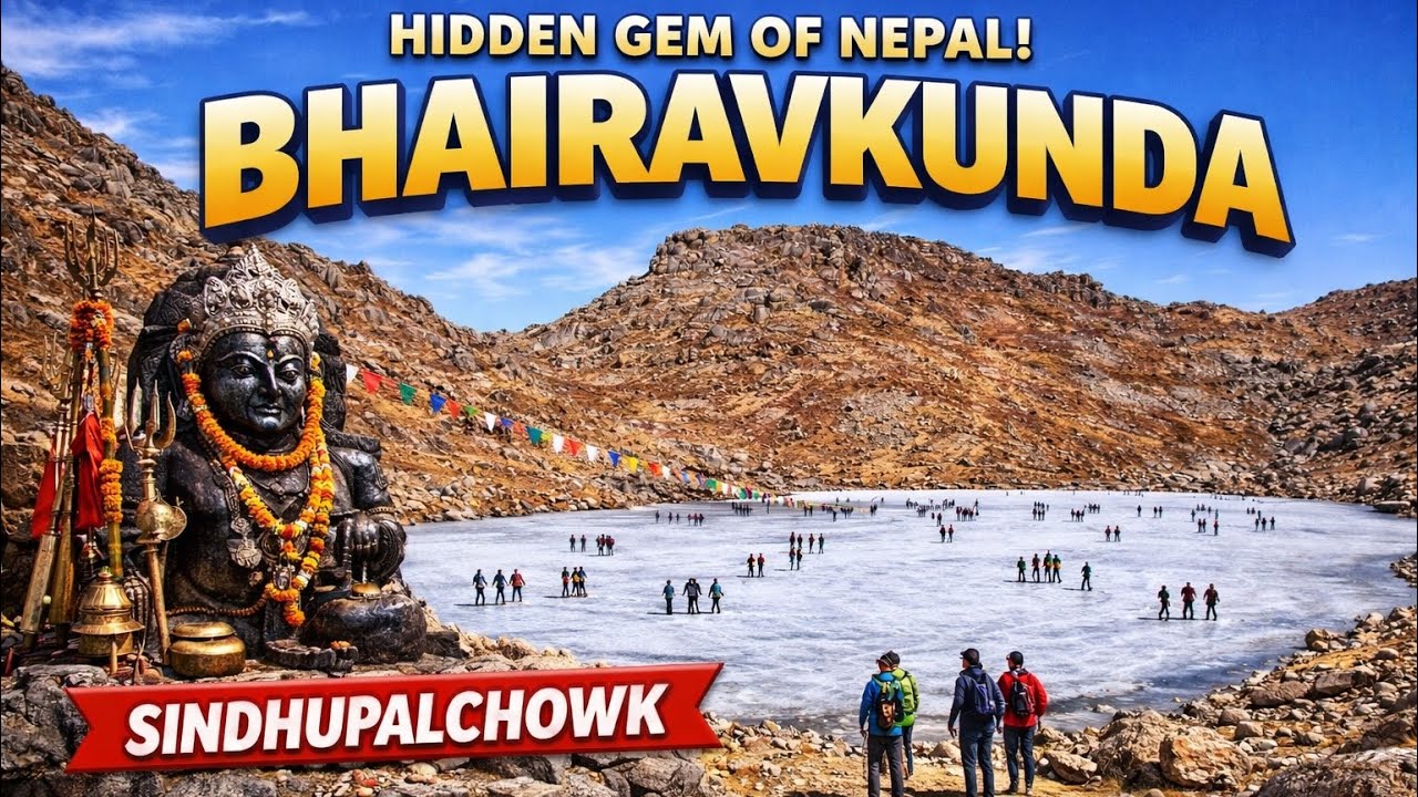 “Bhairavkunda Trek | Frozen Lake Adventure in Sindhupalchowk”