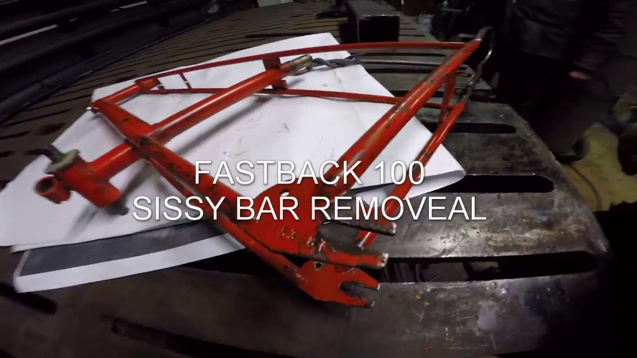69 MK1 RALEIGH CHOPPER/FASTBACK 100 BIKE HOW TO SISSY BAR CISSY REMOVEAL. KEEPING ORIGINAL PAINT
