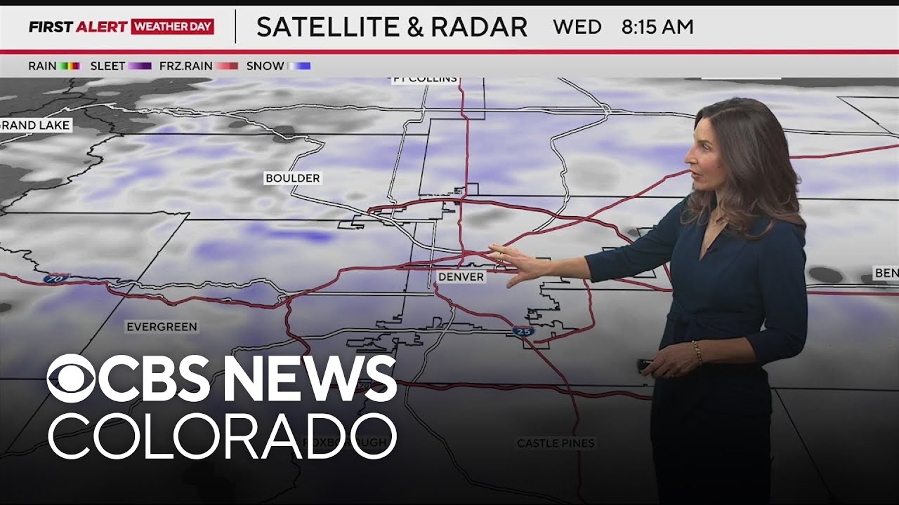 Morning snow creates slick roads across the Front Range