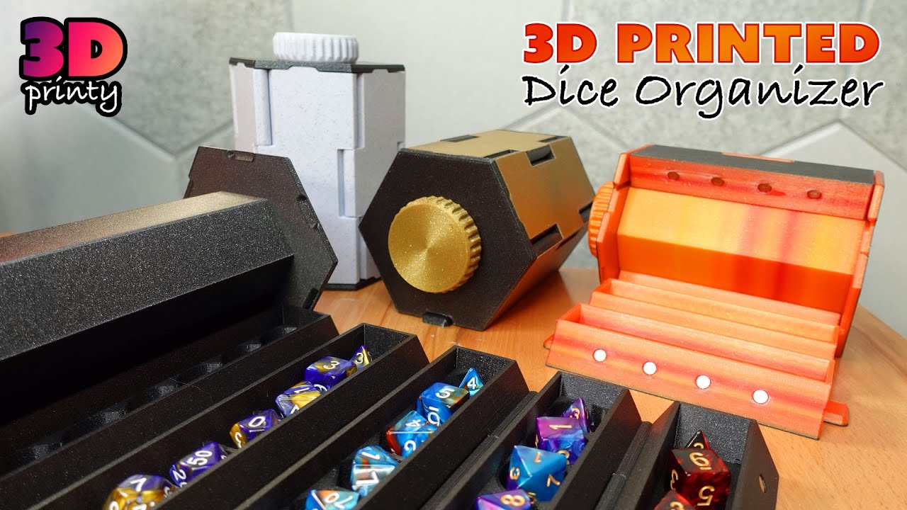 3D Printed Rollup Dice Box