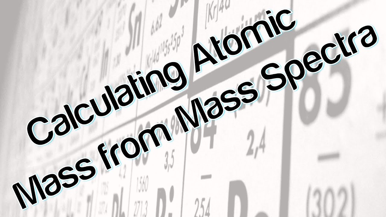 Calculating Relative Atomic Mass from Mass Spectra