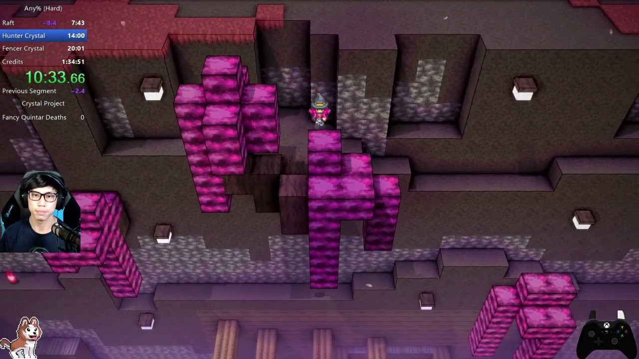 Crystal Project Any% (Hard, Standard) Speedrun [1:27:40]