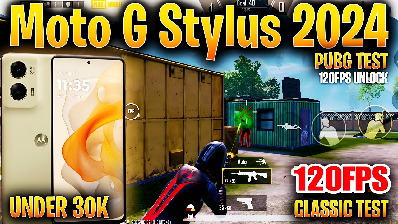 moto g stylus 5g 2024 pubg test 2025 🔥 | moto g stylus 2024  pubg/bgmi test | 120fps test | price.
