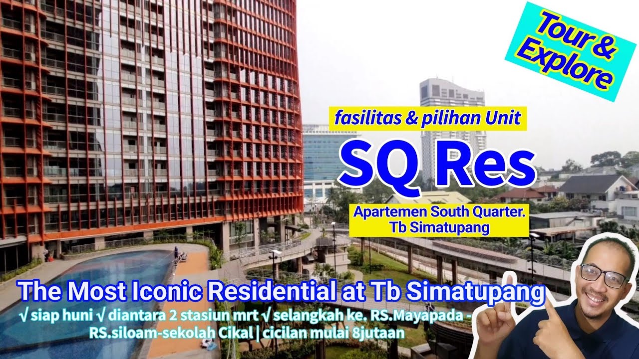 Apartemen Luxury paling Ikonik di Tb Simatupang | SQ Res | cicilan mulai 8jutaan