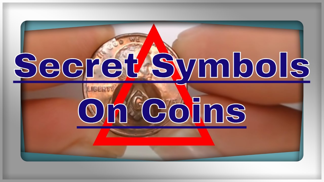 Coins With Secret Symbols - Shapes - Stamped - Counter Stamp - Masonic Shape