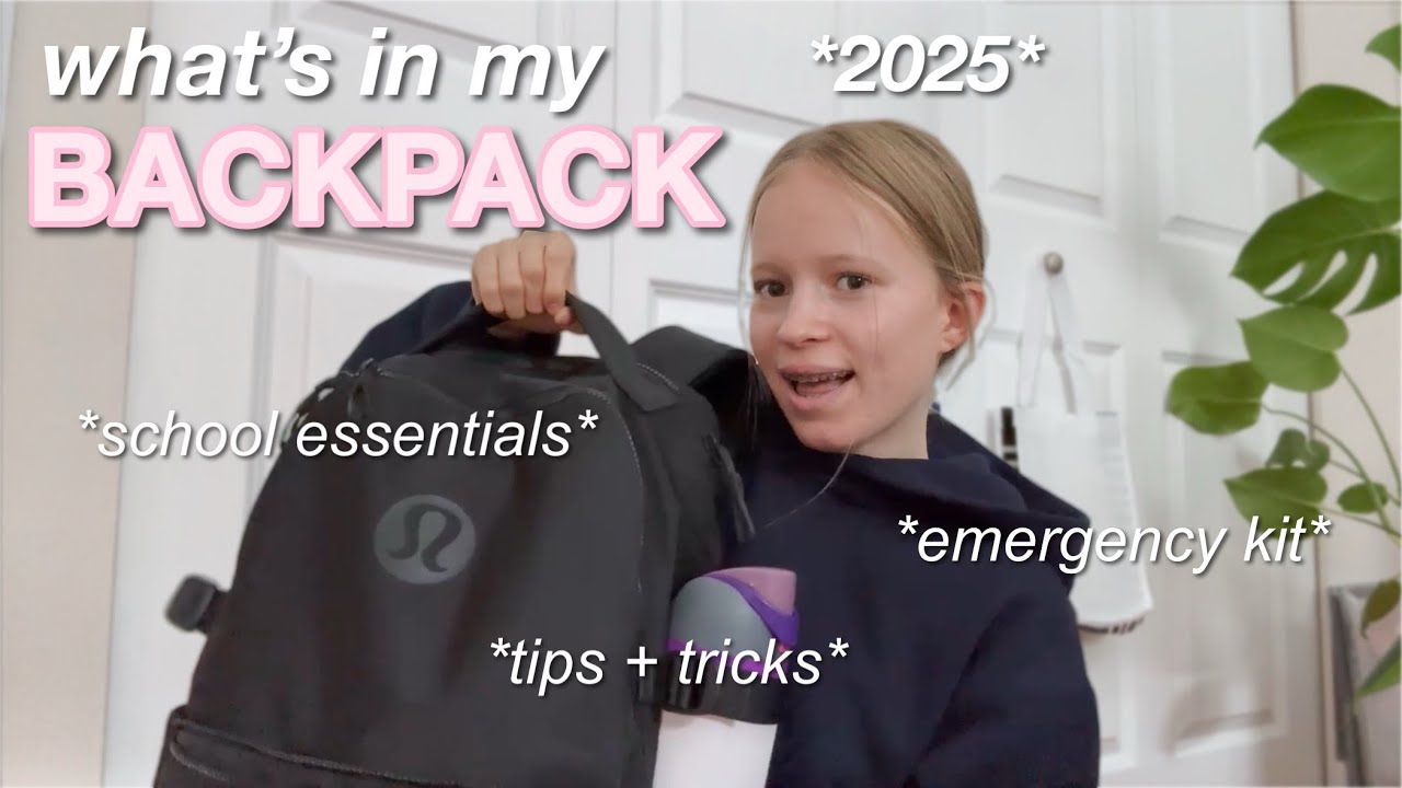 WHAT'S IN MY BACKPACK 2025 || *sophomore year*
