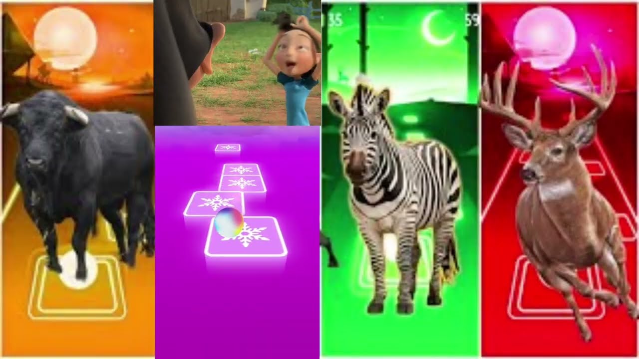 Funny Cow🐃🆚Funny Ferdinand🐃🆚Funny Zebra🦓🆚Funny Deer🦌