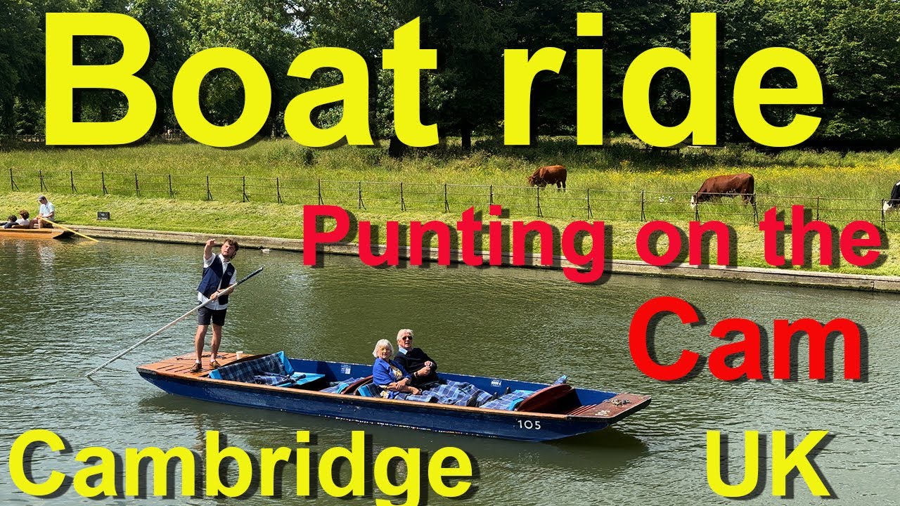 Cambridge Boat Ride, UK Punting on the Cam