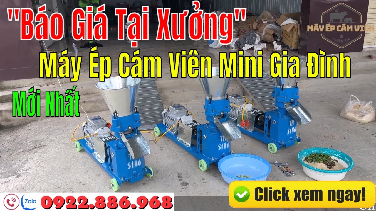 Giá Bán Máy Ép Cám Viên Mini Gia Đình Điện 1 Pha