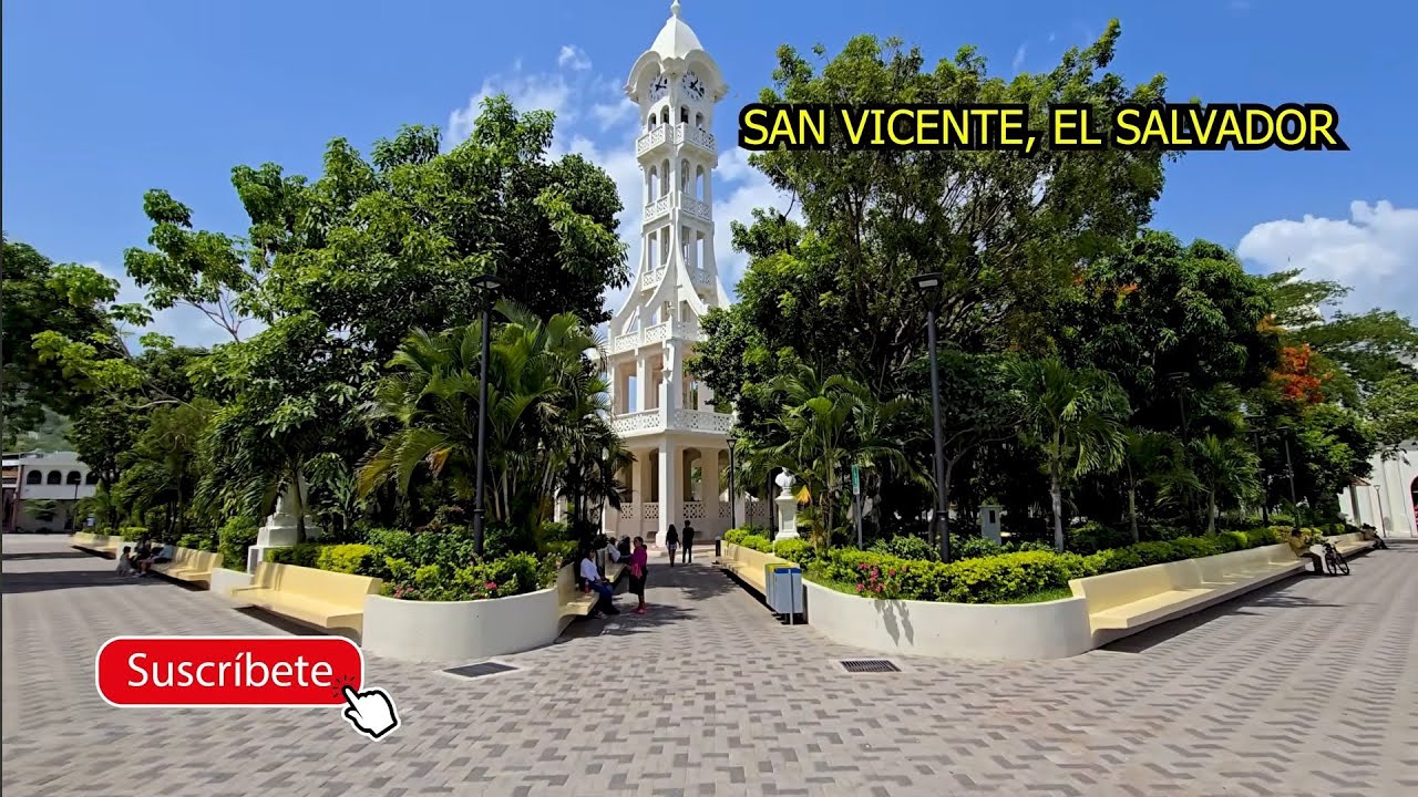 Hemoso Quedó El Parque de San Vicente, EL SALVADOR, Recorrimos Un Poco La Ciudad 2025.