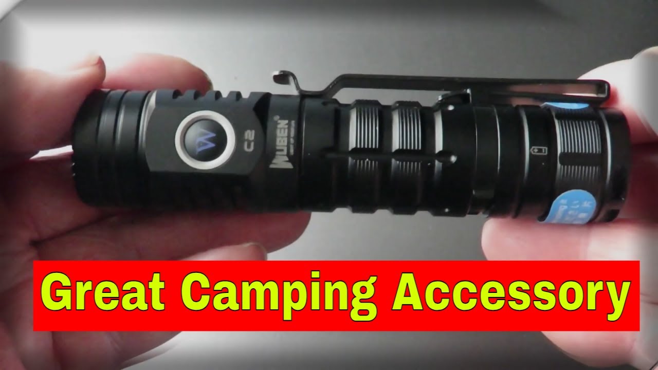 🔦Amazing Camping Torch the Wuben C2 Rechargeable Flashlight with Power Bank ability