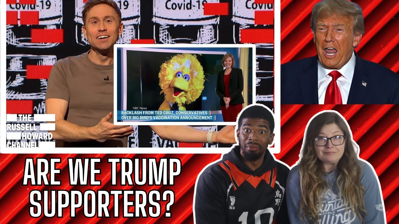 AMERICANS REACT TO | American Media is Absolutely Bonkers | The Russell Howard Hour
