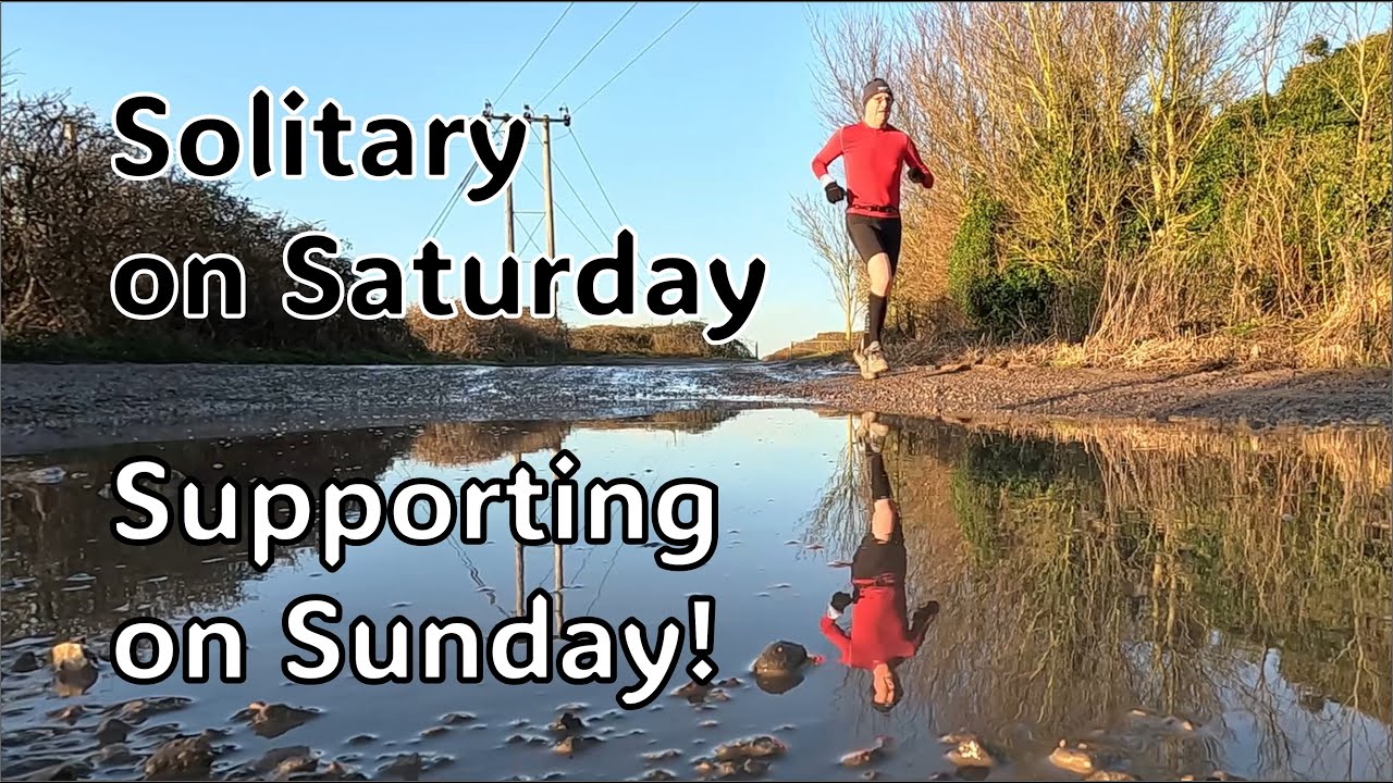 Saturday trail run and Sunday with Harrier UK at the National Running Show
