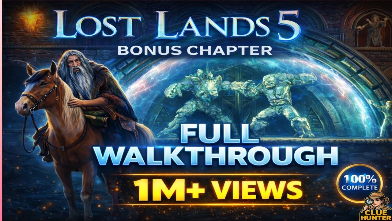 Lost Lands 5 Bonus Chapter Full Walkthrough | Complete Puzzle Guide | Clue Hunter 1M