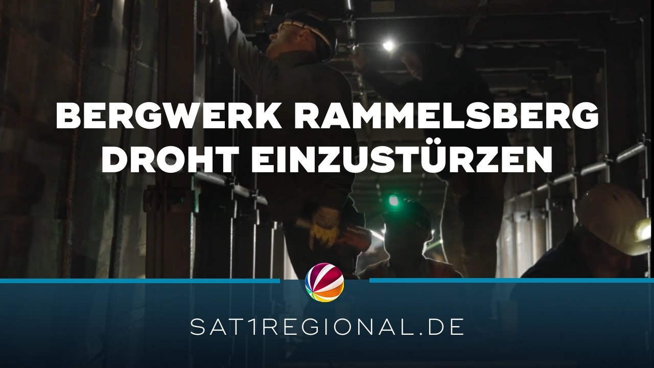 Weltkulturerbe Bergwerk Rammelsberg: Stahlger&uuml;st soll Einsturz verhindern