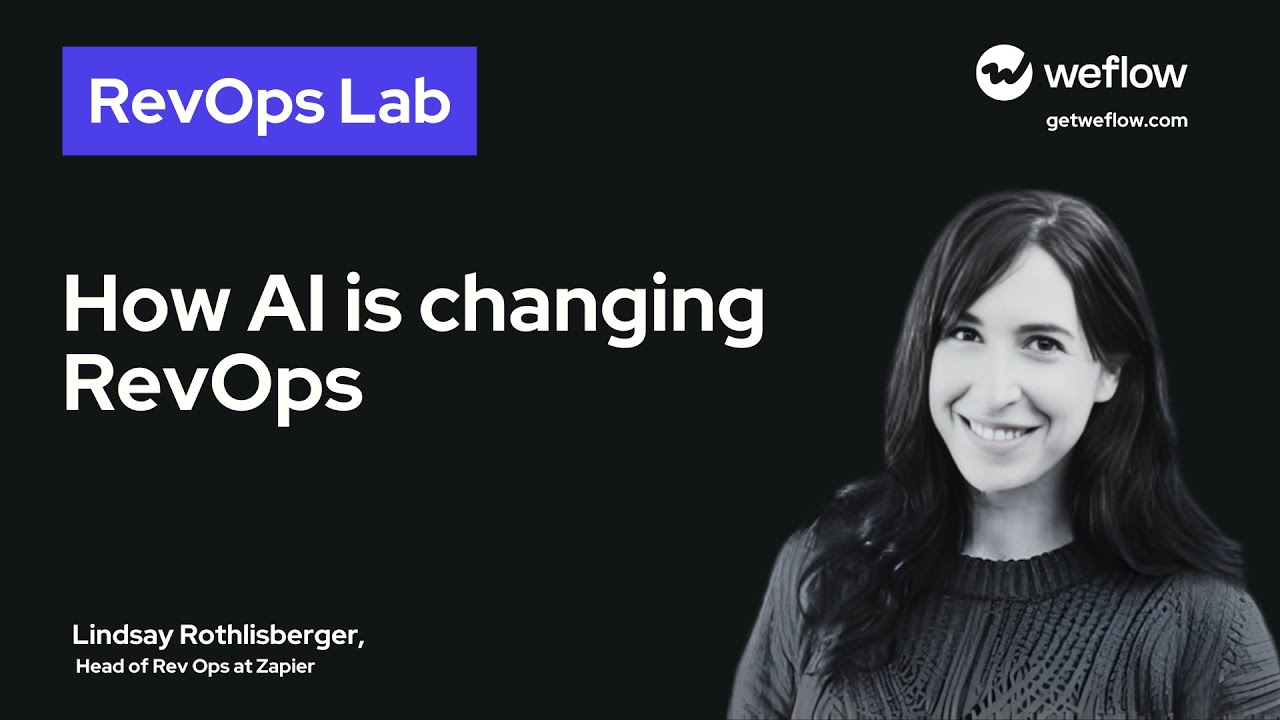 #105 How AI is changing RevOps - with Lindsay Rothlisberger, Head of RevOps, Zapier