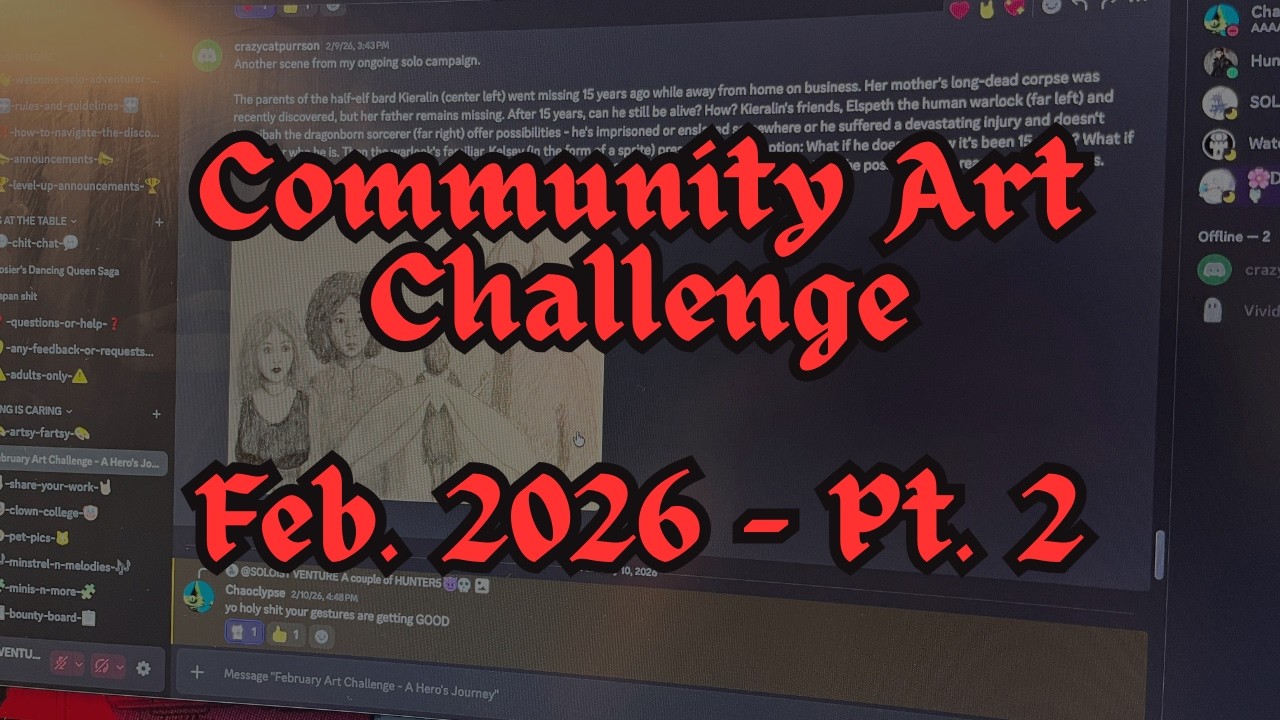 Конкурс коллективного творчества — Путешествие героя, часть 2 | Новости от других художников!