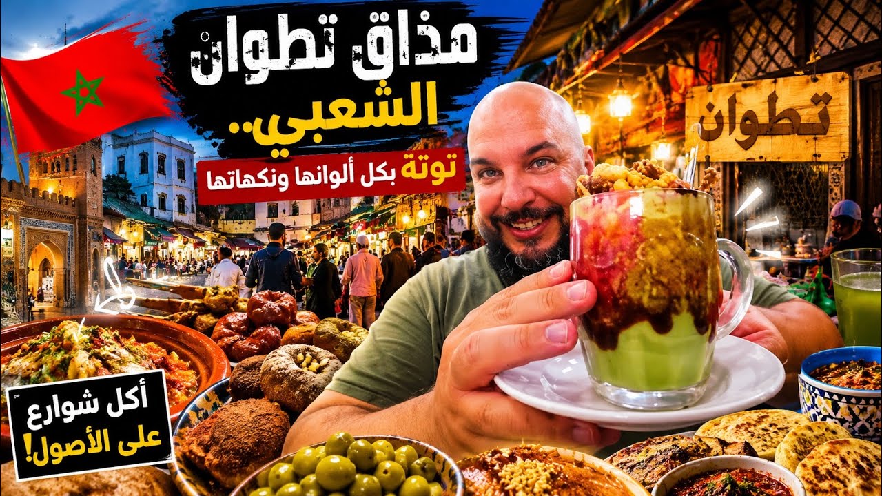 مأكولات شعبية في التوتة شمال  🇲🇦