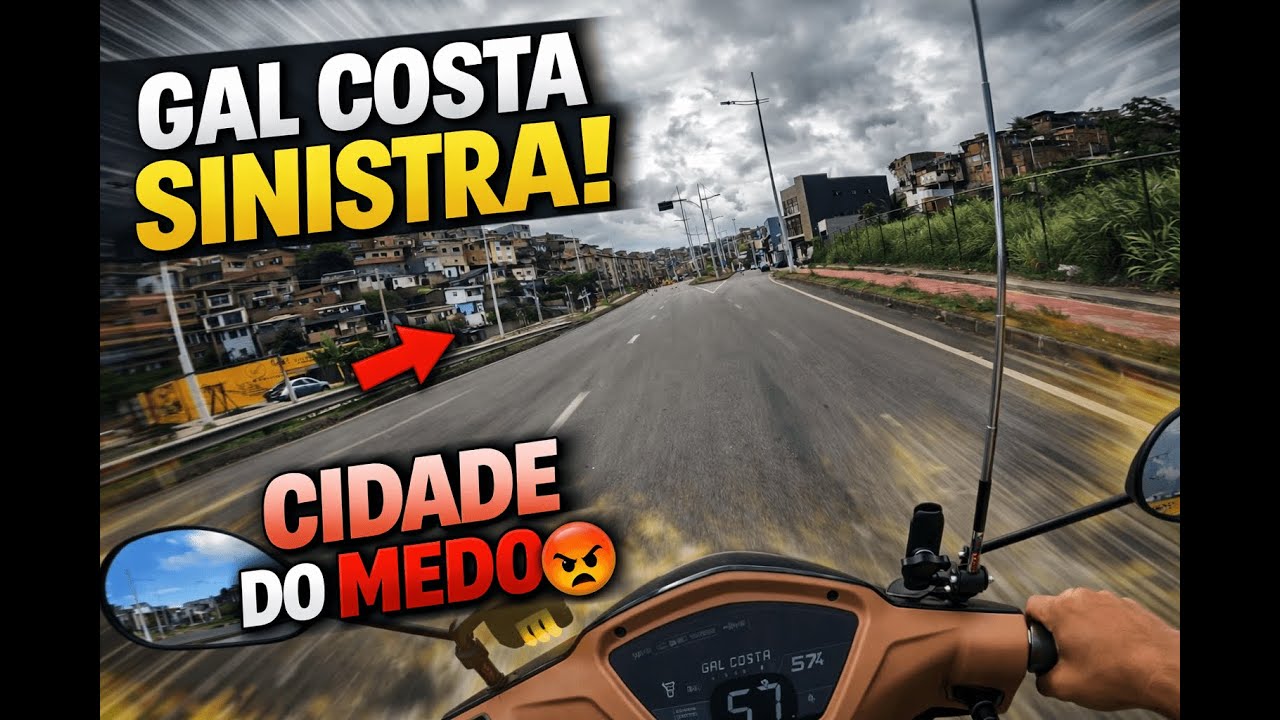 GAL COSTA SINISTRA… ESSA VISTA AQUI É OUTRO NÍVEL 😳🌊 | MOTOVLOG SSA 🛵💨