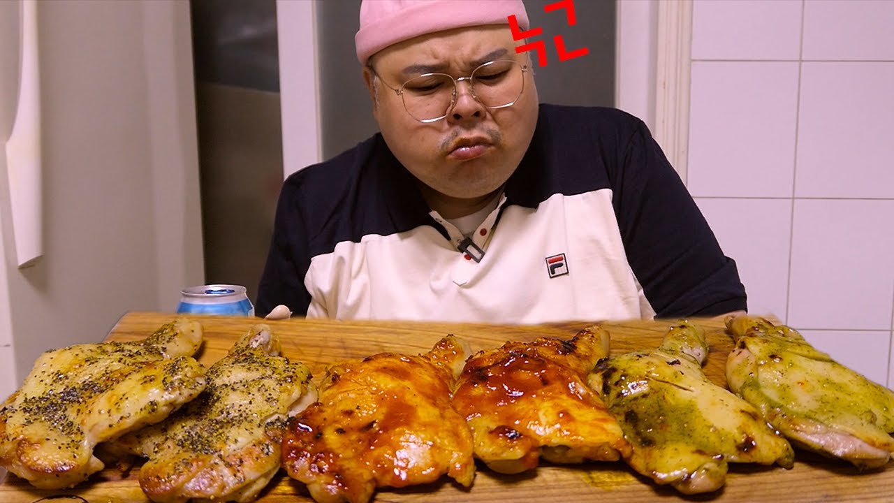 BBQ..먹으면서 이렇게 화난적이 없었다!│치본스테이크 먹방 Mukbang Eatingshow [BBQ Jamaica drumstick Chicken,Bibimbap]
