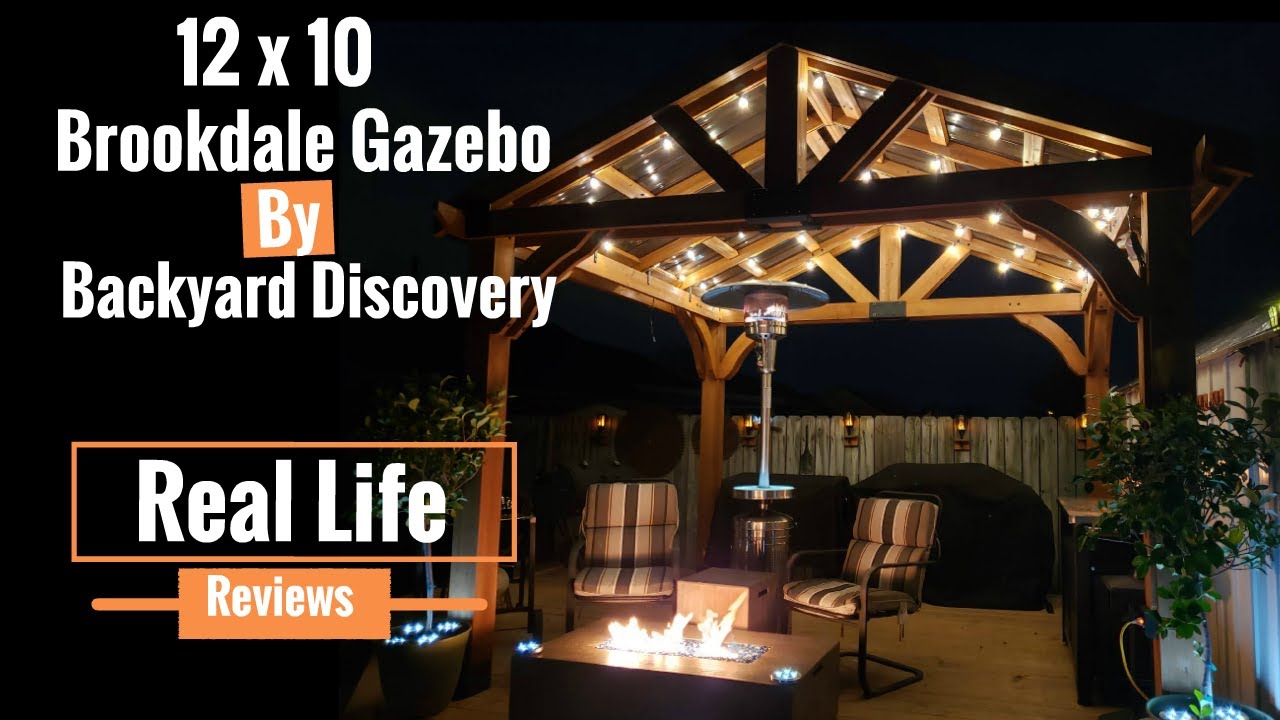 12 x 10 Brookdale Gazebo by Backyard Discovery Assembly and Review Sam's Club
