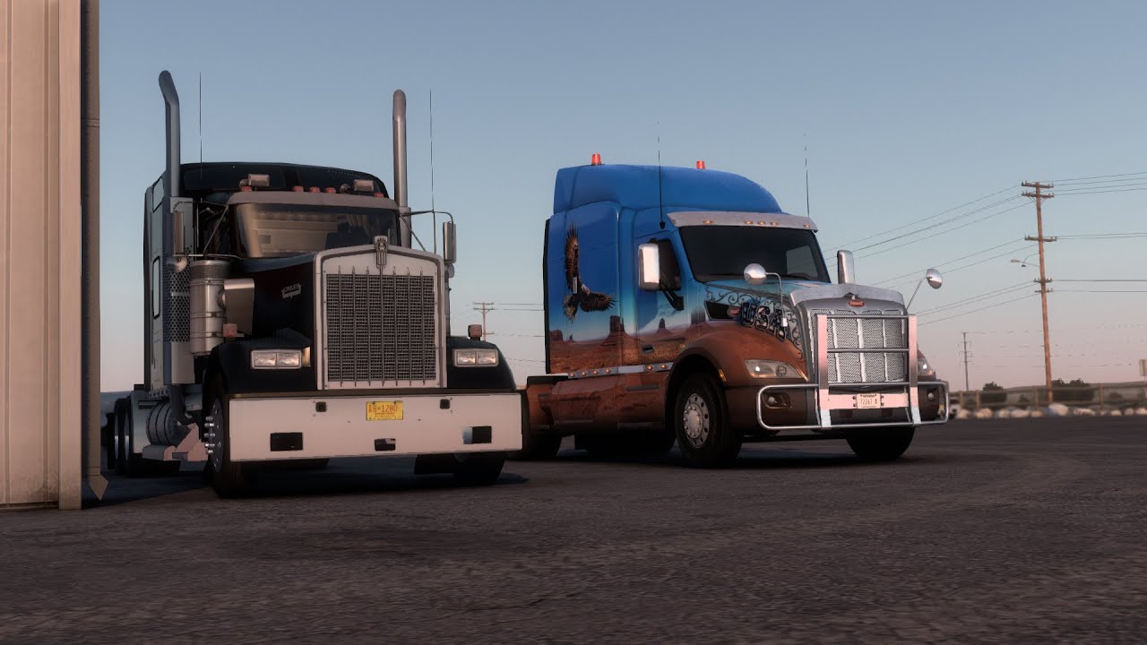 Places where you can drive on the route 66 in the American Truck Simulator