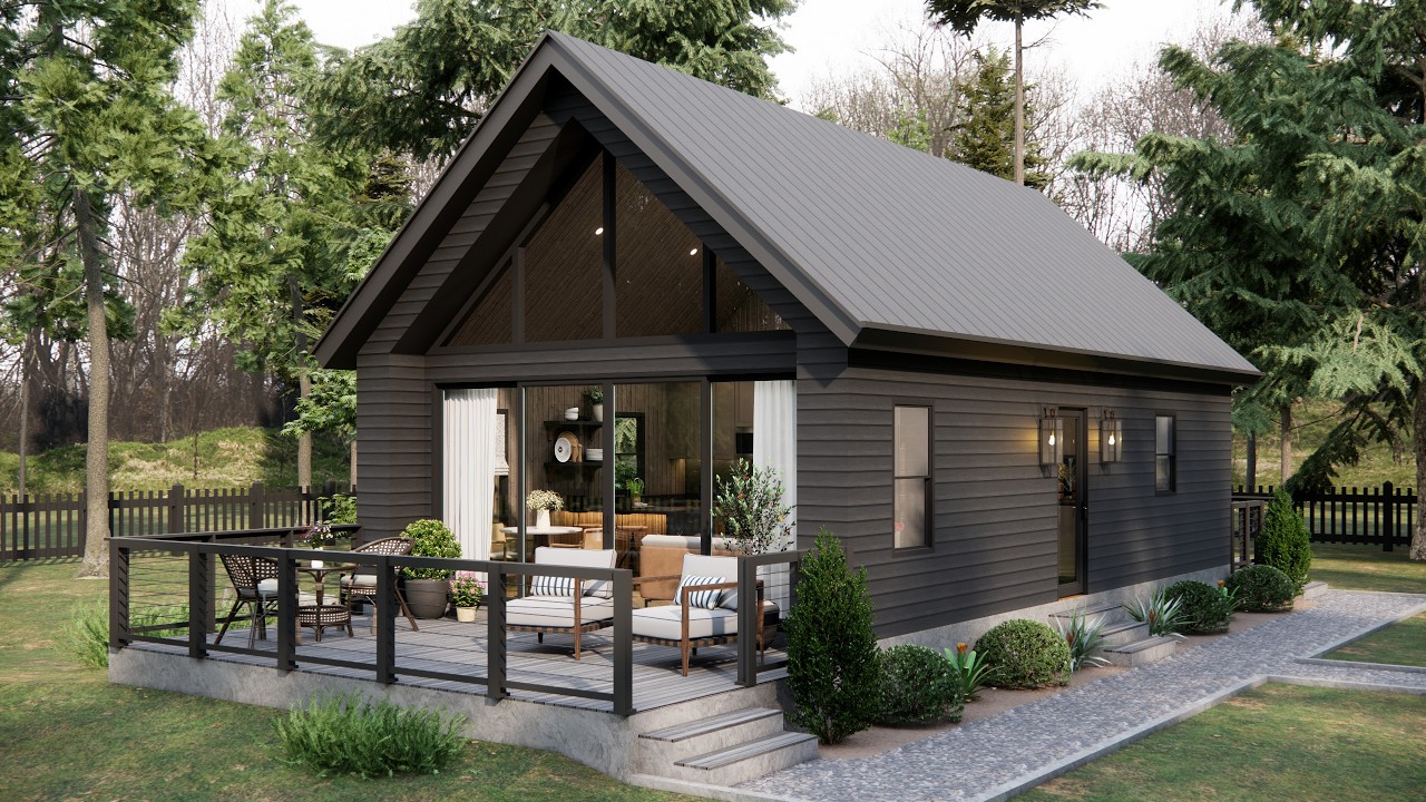 19'x32' (6x10m) Inside This Modern Tiny House You Might Love | Perfect Interior Layout!