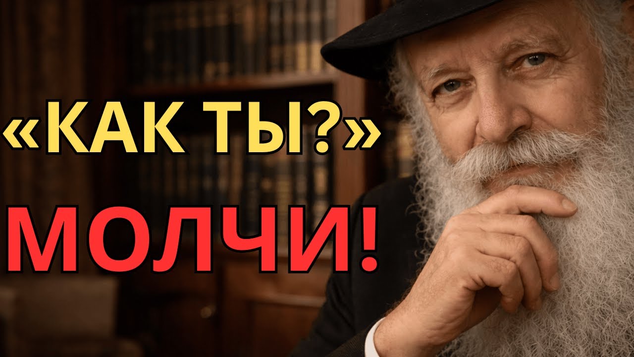 Никогда не отвечай на вопрос «Как ты?» — Тихая ошибка, которая лишает тебя силы | Еврейская мудрость