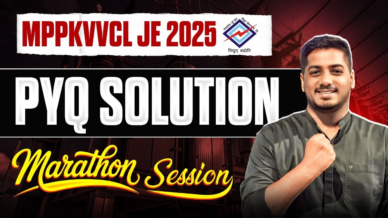 MPPKVVCL JE Previous Year Questions | Electrical PYQ | Rishabh Sir (A.E.) #rishabhsir