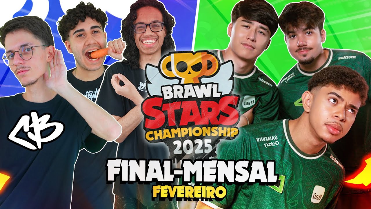 FINAL CASA BRAWL 3 vs 2 LOUD! 🔥CAMPE&Otilde;ES da FINAL MENSAL de FEVEREIRO! 🏆