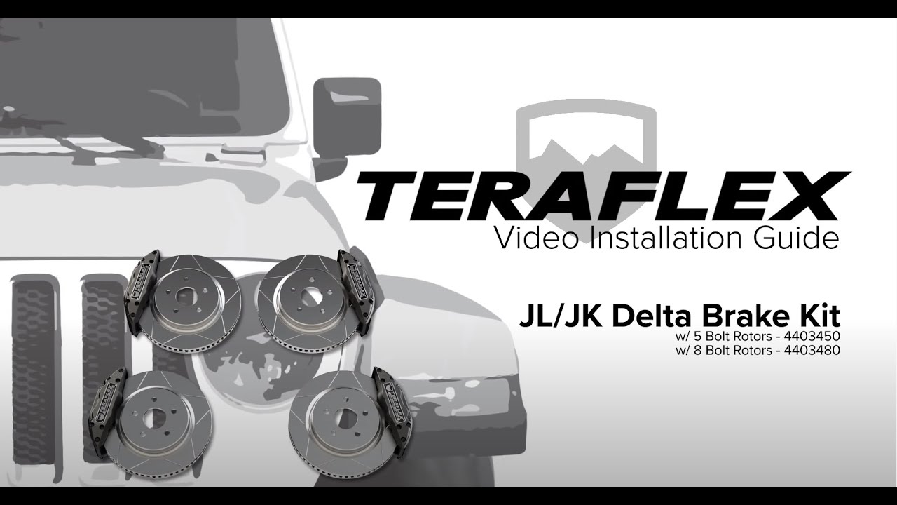 TeraFlex Install: JL/JLU - JK/JKU Delta Brake Kit