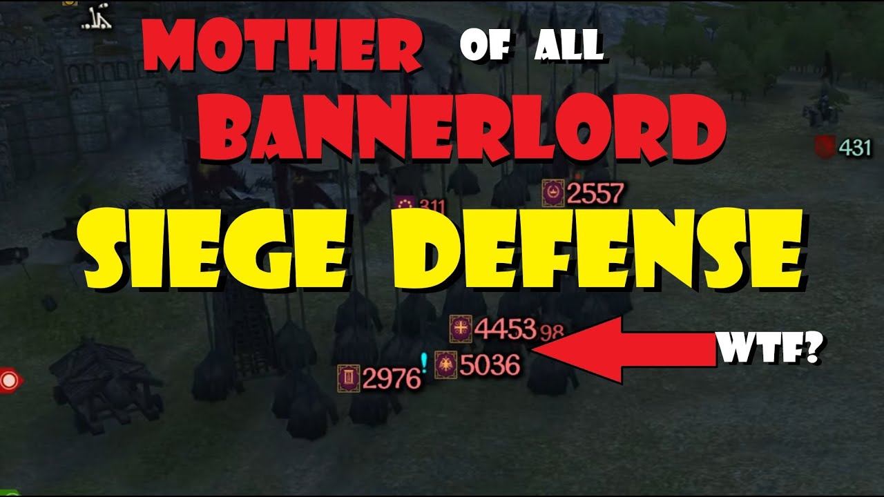 Watch the LARGEST Bannerlord SIEGE EVER! Our perfect Bannerlord Army Digs in for an Epic...