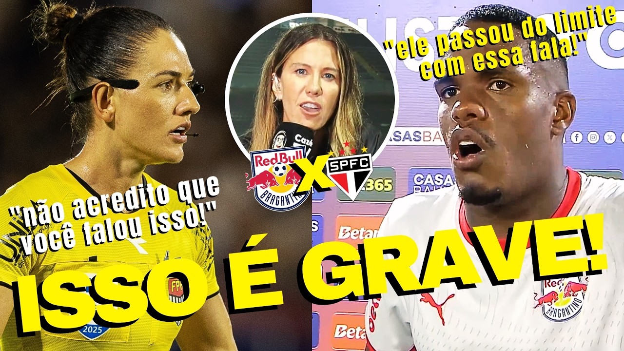 🔥 PASSOU DO LIMITE! GUSTAVO MARQUES GERA POLÊMICA SOBRE A ARBITRAGEM EM APÓS BRAGANTINO X SÃO PAULO!