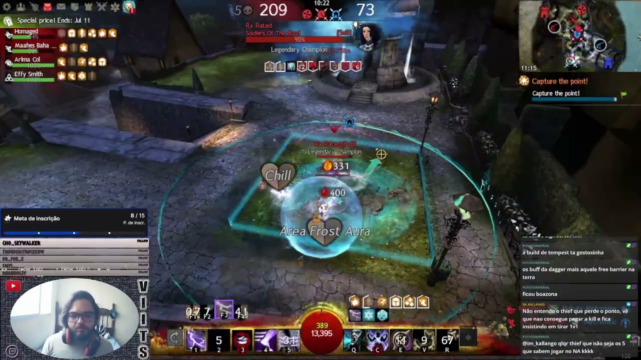GW2 - Ranked sPvP (Season 42) - Core Staff Elementalist - *NEW SEASON* - 320K DAMAGE BO10 MATCH