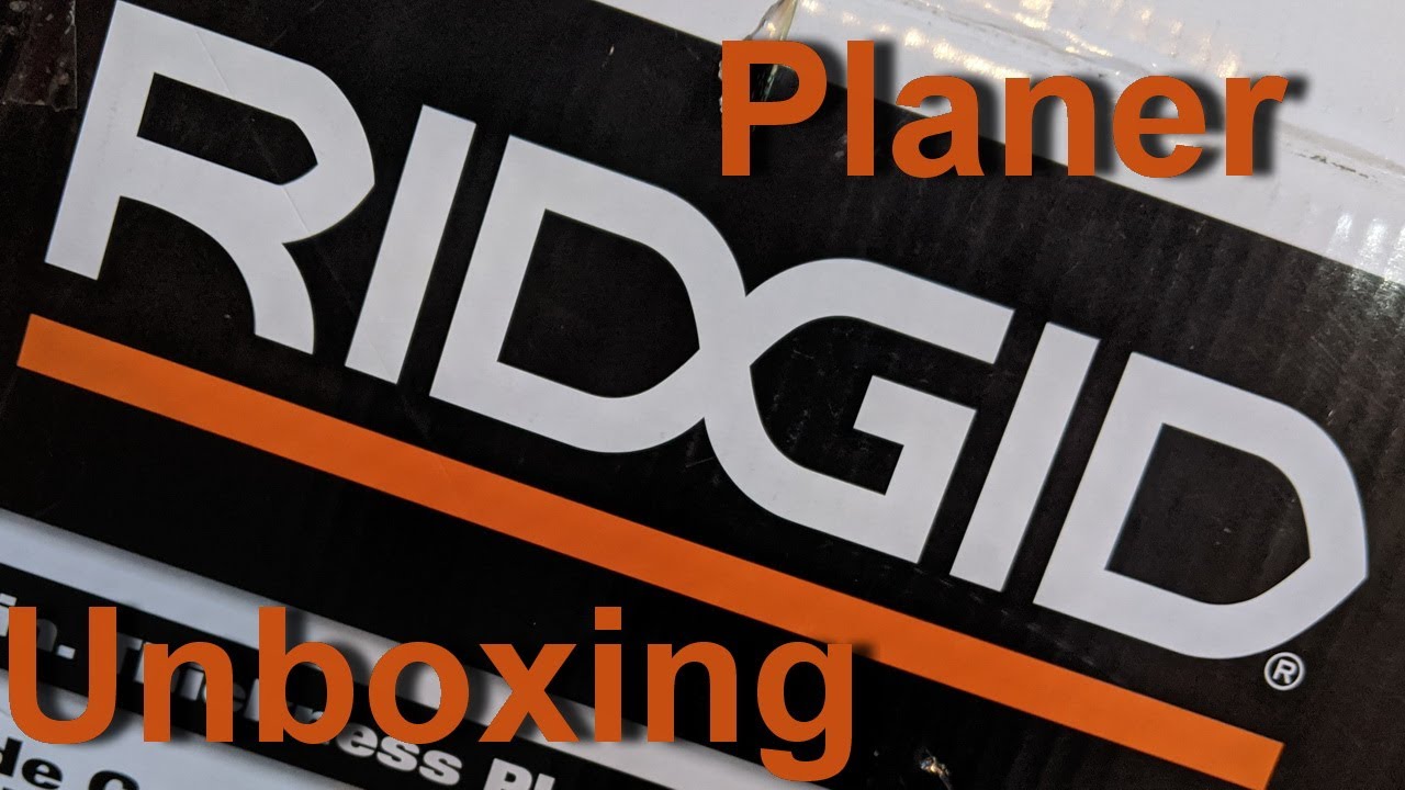 Ridgid R4331 Planer Unboxing and Putting My First Board Through It!
