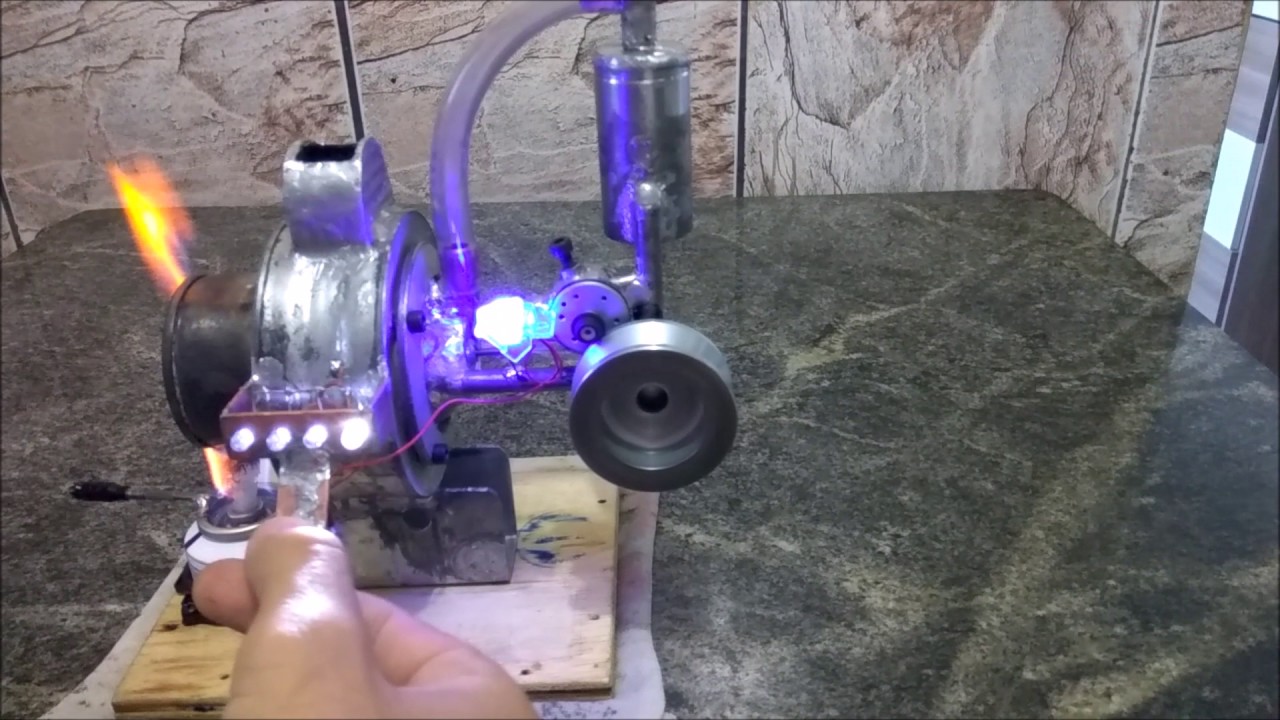 Motor Stirling Caseiro