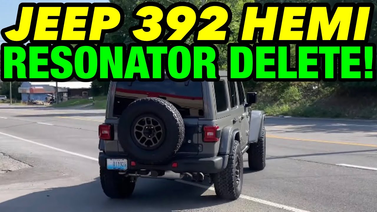 Jeep Rubicon 392 6.4L V8 2022 года с удаленным резонатором!