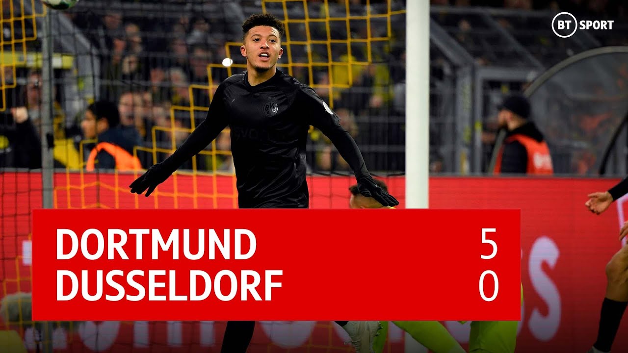 Borussia Dortmund vs Fortuna Dusseldorf (5-0) | Bundesliga highlights