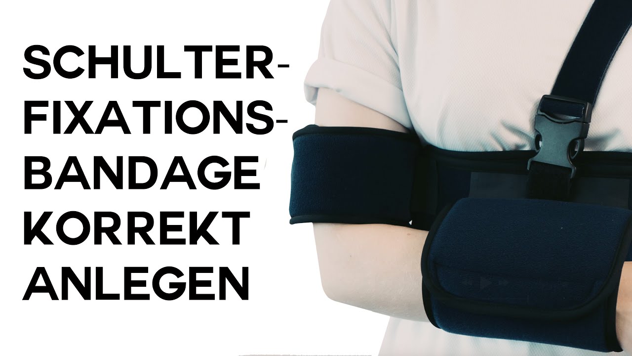Ruthner Schulterfixationsbandage korrekt anlegen – Einfache Anleitung!