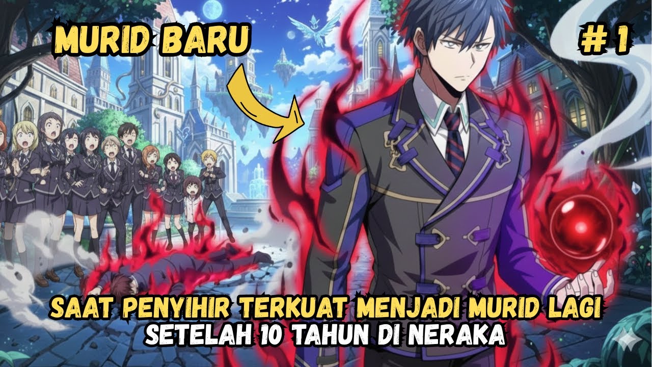 SAAT PENYIHIR TERKUAT MENJADI MURID LAGI SETELAH 10 TAHUN DI NERAKA | ALUR CERITA MANHWA